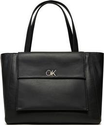 ΤΣΑΝΤΑ CK MEDIUM SHOPPER K60K612811 ΜΑΥΡΟ CALVIN KLEIN