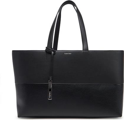 ΤΣΑΝΤΑ CK MIXMEDIA MEDIUM SHOPPER K60K613011 ΜΑΥΡΟ CALVIN KLEIN