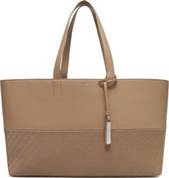 ΤΣΑΝΤΑ CK MIXMEDIA SHOPPER-MONO K60K613166 ΜΠΕΖ CALVIN KLEIN