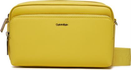 ΤΣΑΝΤΑ CK MUST CAMERA BAG K60K611927 ΚΙΤΡΙΝΟ CALVIN KLEIN