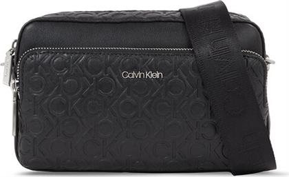 ΤΣΑΝΤΑ CK MUST CAMERA BAG W/PCKT-EMB MN K60K611008 ΜΑΥΡΟ CALVIN KLEIN