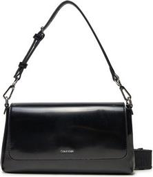 ΤΣΑΝΤΑ CK MUST CONV SHOULDER BAG-SHINY K60K612885 ΜΑΥΡΟ CALVIN KLEIN