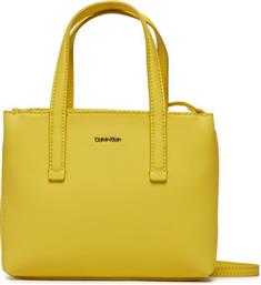 ΤΣΑΝΤΑ CK MUST MINI TOTE K60K611675 ΠΡΑΣΙΝΟ CALVIN KLEIN