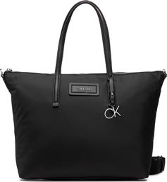 ΤΣΑΝΤΑ CK MUST NYLON SHOPPER K60K609868 ΜΑΥΡΟ CALVIN KLEIN