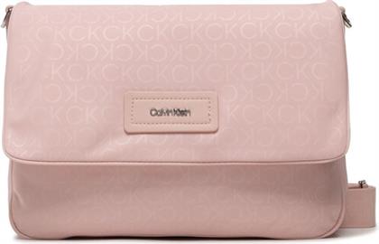 ΤΣΑΝΤΑ CK MUST NYLON SHOULDER BAG MD K60K609615 ΡΟΖ CALVIN KLEIN