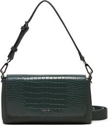 ΤΣΑΝΤΑ CK MUST SHOULDER BAG-CROCO K60K612111 ΠΡΑΣΙΝΟ CALVIN KLEIN