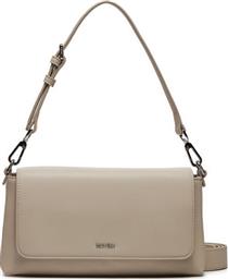 ΤΣΑΝΤΑ CK MUST SHOULDER BAG K60K611928 ΓΚΡΙ CALVIN KLEIN