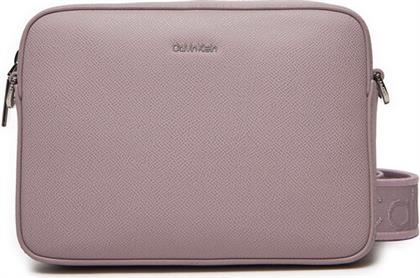 ΤΣΑΝΤΑ CK MUST SMALL CAMERA BAG-CAVIAR K60K613084 ΜΩΒ CALVIN KLEIN