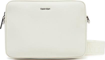 ΤΣΑΝΤΑ CK MUST SMALL CAMERA BAG K60K613145 ΕΚΡΟΥ CALVIN KLEIN