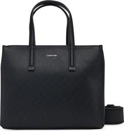 ΤΣΑΝΤΑ CK MUST SMALL TOTE-MONO K60K613023 ΜΑΥΡΟ CALVIN KLEIN