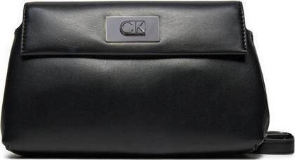 ΤΣΑΝΤΑ CK PUSH CROSSBODY K60K612633 ΜΑΥΡΟ CALVIN KLEIN