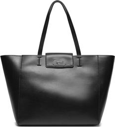 ΤΣΑΝΤΑ CK PUSH MEDIUM SHOPPER K60K612148 ΜΑΥΡΟ CALVIN KLEIN