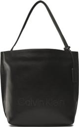 ΤΣΑΝΤΑ CK SET NS SHOPPER SM K60K609118 ΜΑΥΡΟ CALVIN KLEIN