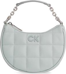 ΤΣΑΝΤΑ CK SQUARE QUILT K60K612020 ΓΚΡΙ CALVIN KLEIN