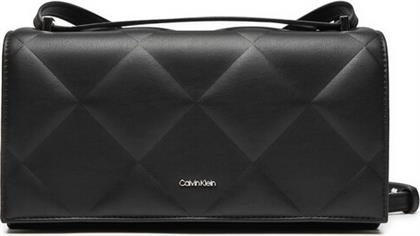 ΤΣΑΝΤΑ DIAMON QUILT CONV K60K612905 ΜΑΥΡΟ CALVIN KLEIN