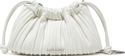 ΤΣΑΝΤΑ DRAWSTRING PLISSE CONV MINI CB P LV04F3077G ΛΕΥΚΟ CALVIN KLEIN