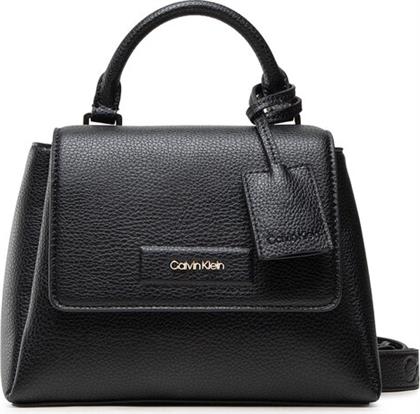 ΤΣΑΝΤΑ DRESSED TOP HANDLE MINI BAG K60K609185 ΜΑΥΡΟ CALVIN KLEIN