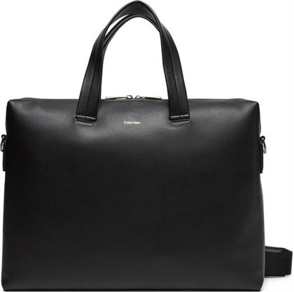 ΤΣΑΝΤΑ ΓΙΑ LAPTOP CK PREMIUM LEATHER LAPTOP BAG K50K512939 ΜΑΥΡΟ CALVIN KLEIN