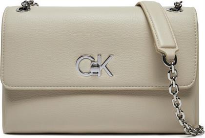 ΤΣΑΝΤΑ K60K612554 ΕΚΡΟΥ CALVIN KLEIN