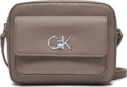 ΤΣΑΝΤΑ RE LOCK CAMERA K60K612676 ΜΠΕΖ CALVIN KLEIN