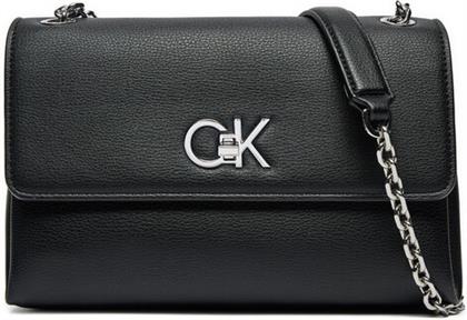 ΤΣΑΝΤΑ RE-LOCK CONV K60K612554 ΜΑΥΡΟ CALVIN KLEIN