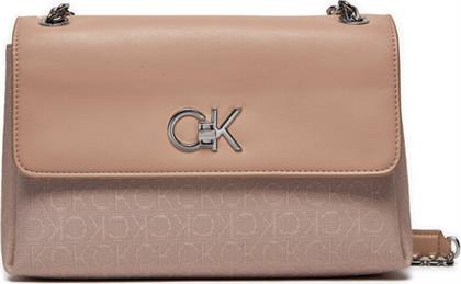 ΤΣΑΝΤΑ RE-LOCK K60K611755 ΜΠΕΖ CALVIN KLEIN