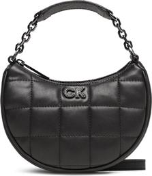 ΤΣΑΝΤΑ RE-LOCK QUIL CRESS MINI BAG K60K610442 ΜΑΥΡΟ CALVIN KLEIN