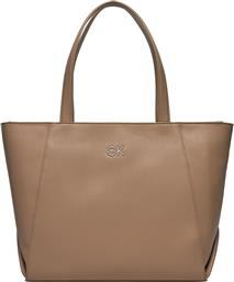 ΤΣΑΝΤΑ RE-LOCK SEASONAL SHOPPER LG K60K611334 ΜΠΕΖ CALVIN KLEIN