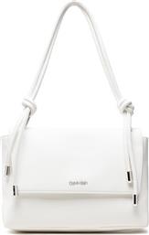 ΤΣΑΝΤΑ ROPED SHOULDER BAG K60K609004 ΛΕΥΚΟ CALVIN KLEIN