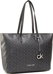 ΤΣΑΝΤΑ SHOPPER MD K60K607427 ΜΑΥΡΟ CALVIN KLEIN