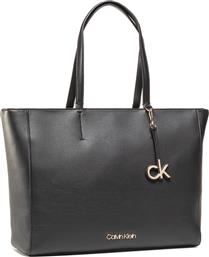 ΤΣΑΝΤΑ SHOPPER MD K60K607802 ΜΑΥΡΟ CALVIN KLEIN