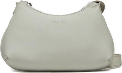 ΤΣΑΝΤΑ SOFT CROSSBODY K60K612112 ΓΚΡΙ CALVIN KLEIN