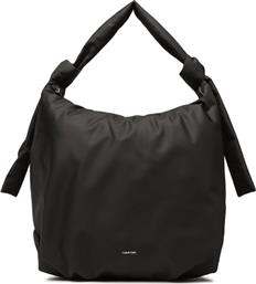 ΤΣΑΝΤΑ SOFT NAPPA TOTE LG TEXTILE K60K610200 ΜΑΥΡΟ CALVIN KLEIN από το MODIVO