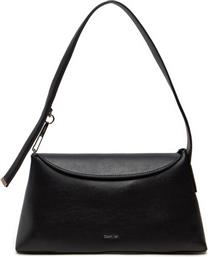 ΤΣΑΝΤΑ SOFT SCULPT SHOULDER BAG K60K612565 ΜΑΥΡΟ CALVIN KLEIN