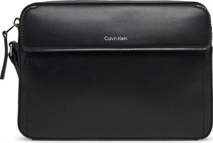 ΤΣΑΝΤΑΚΙ CK SLEEK POUCH K50K513042 ΜΑΥΡΟ CALVIN KLEIN