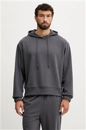ΦΟΥΤΕΡ LOUNGE ΧΡΩΜΑ: ΓΚΡΙ, ΜΕ ΚΟΥΚΟΥΛΑ, LV00NM2930 CALVIN KLEIN UNDERWEAR