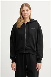 ΦΟΥΤΕΡ LOUNGE ΧΡΩΜΑ: ΜΑΥΡΟ, ΜΕ ΚΟΥΚΟΥΛΑ, LV00QS7513 CALVIN KLEIN UNDERWEAR