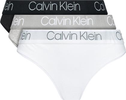 ΣΕΤ 3 ΤΕΜΑΧΙΑ ΣΛΙΠ ΚΛΑΣΙΚΑ 000QD3758E ΕΓΧΡΩΜΟ CALVIN KLEIN UNDERWEAR