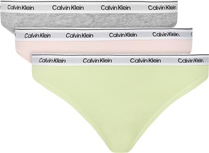ΣΕΤ 3 ΤΕΜΑΧΙΑ ΣΛΙΠ ΚΛΑΣΙΚΑ 000QD5207E ΕΓΧΡΩΜΟ CALVIN KLEIN UNDERWEAR