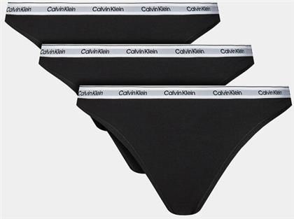 ΣΕΤ 3 ΤΕΜΑΧΙΑ ΣΛΙΠ ΚΛΑΣΙΚΑ 000QD5207E ΜΑΥΡΟ CALVIN KLEIN UNDERWEAR