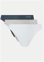 ΣΕΤ 3 ΤΕΜΑΧΙΑ ΣΛΙΠ ΚΛΑΣΙΚΑ BIKINI 3PK 000QD5200E ΕΓΧΡΩΜΟ CALVIN KLEIN UNDERWEAR