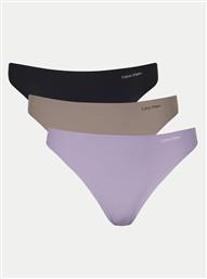 ΣΕΤ 3 ΤΕΜΑΧΙΑ ΣΤΡΙΝΓΚ 000QD3558E ΕΓΧΡΩΜΟ CALVIN KLEIN UNDERWEAR