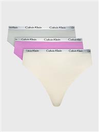 ΣΕΤ 3 ΤΕΜΑΧΙΑ ΣΤΡΙΝΓΚ 000QD3800E ΕΓΧΡΩΜΟ CALVIN KLEIN UNDERWEAR