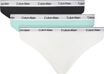 ΣΕΤ 3 ΤΕΜΑΧΙΑ ΣΤΡΙΝΓΚ 000QD5209E ΕΓΧΡΩΜΟ CALVIN KLEIN UNDERWEAR
