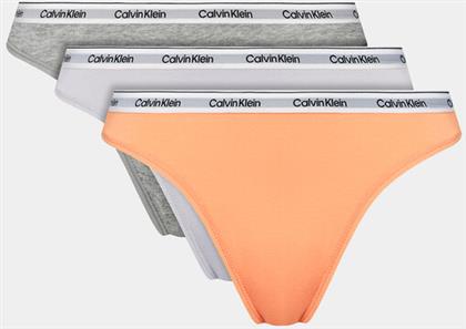 ΣΕΤ 3 ΤΕΜΑΧΙΑ ΣΤΡΙΝΓΚ 000QD5209E ΕΓΧΡΩΜΟ CALVIN KLEIN UNDERWEAR