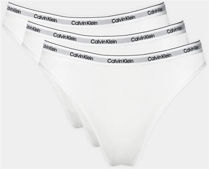 ΣΕΤ 3 ΤΕΜΑΧΙΑ ΣΤΡΙΝΓΚ 000QD5209E ΛΕΥΚΟ CALVIN KLEIN UNDERWEAR