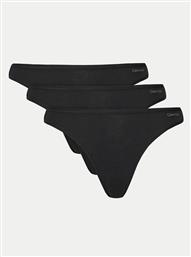 ΣΕΤ 3 ΤΕΜΑΧΙΑ ΣΤΡΙΝΓΚ 000QD5217E ΜΑΥΡΟ CALVIN KLEIN UNDERWEAR