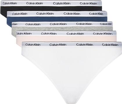 ΣΕΤ ΚΛΑΣΙΚΑ ΣΛΙΠ 5 ΤΜΧ. 000QD5208E ΕΓΧΡΩΜΟ CALVIN KLEIN UNDERWEAR