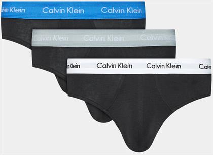 ΣΕΤ ΣΛΙΠ 3 ΤΜΧ. 0000U2661G ΕΓΧΡΩΜΟ CALVIN KLEIN UNDERWEAR