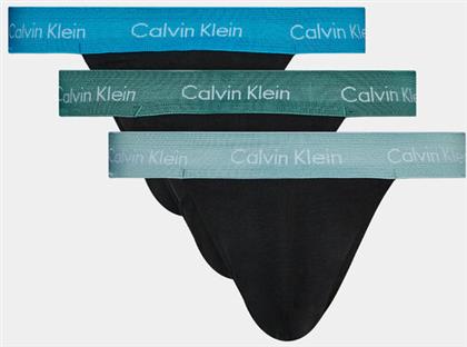 ΣΕΤ ΣΛΙΠ JOCK STRAP 3 ΤΜΧ. 000NB3363A ΜΑΥΡΟ CALVIN KLEIN UNDERWEAR